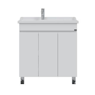 Напольная тумба под раковину Санта Марс 700231 80 см белый